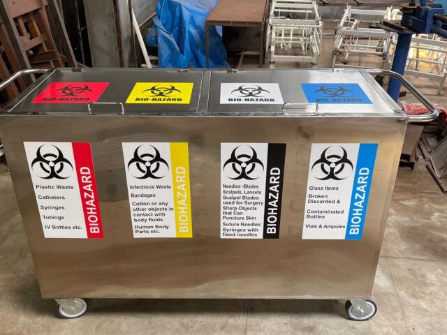 Waste Carrying Trolley SS-304